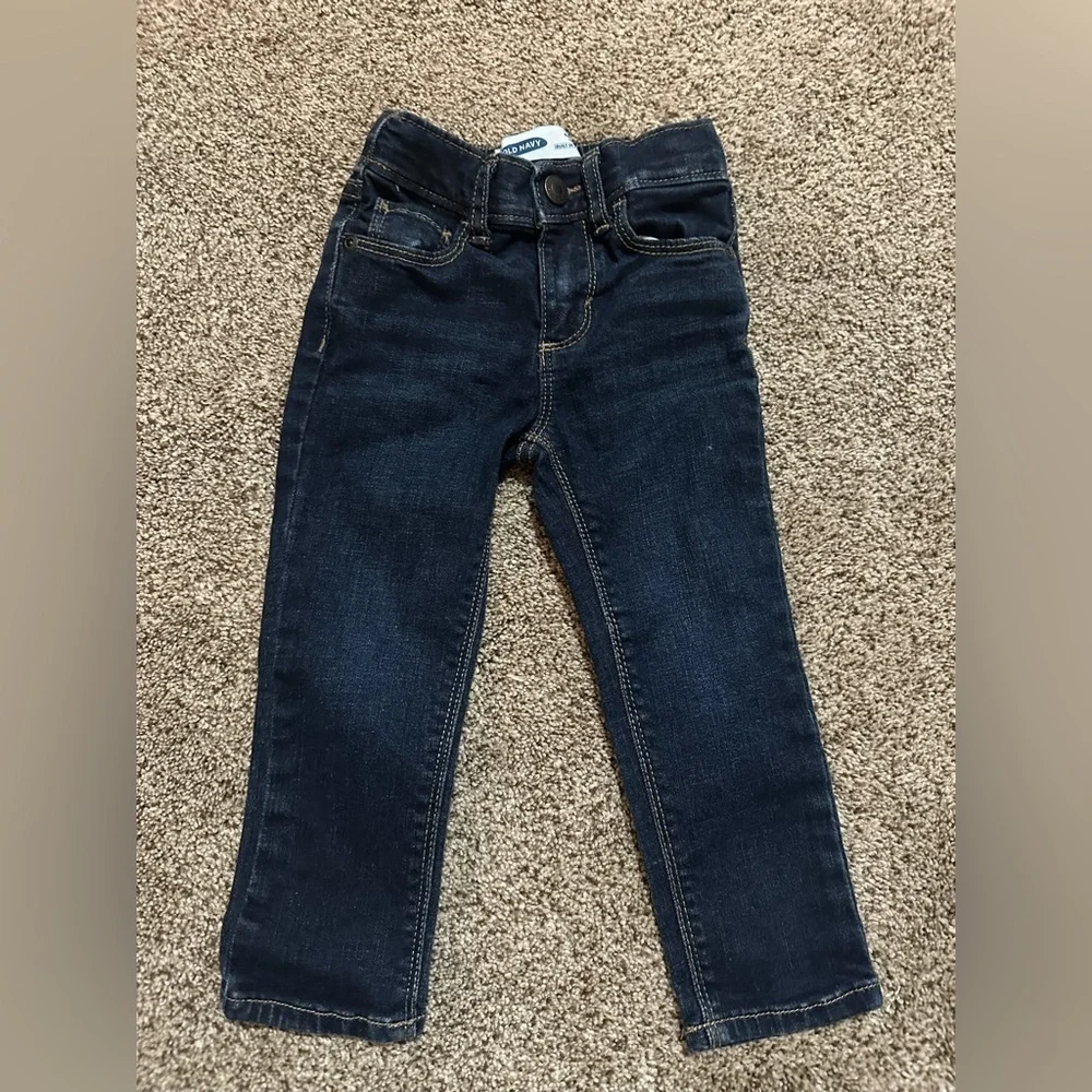 Old Navy Kids Dark Blue Skinny/Slim Jeans